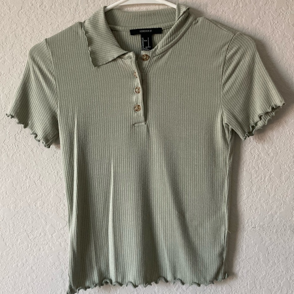 Forever 21 Green Top